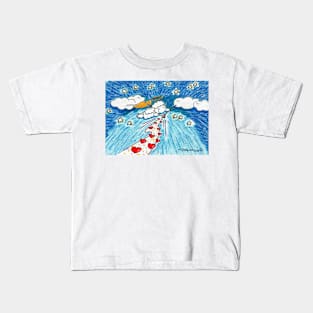 Angel of Love Lamb Kids T-Shirt